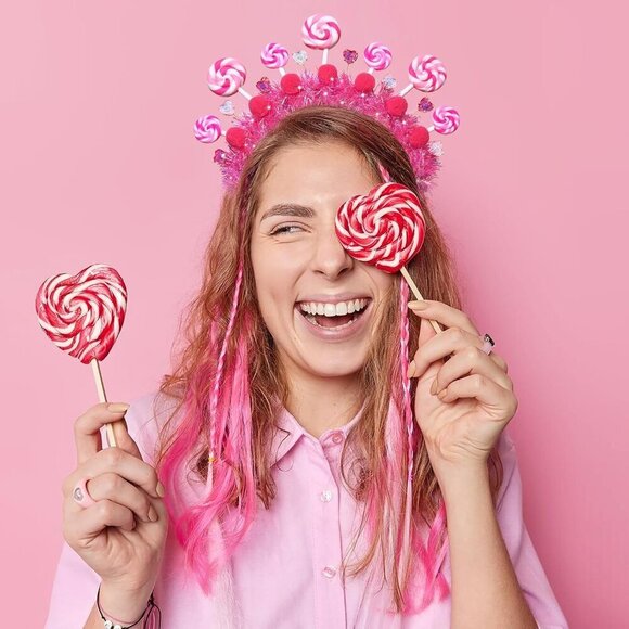 Candy Headbands for Women Girls Holiday Christmas Halloween Costume Accessory main image 7